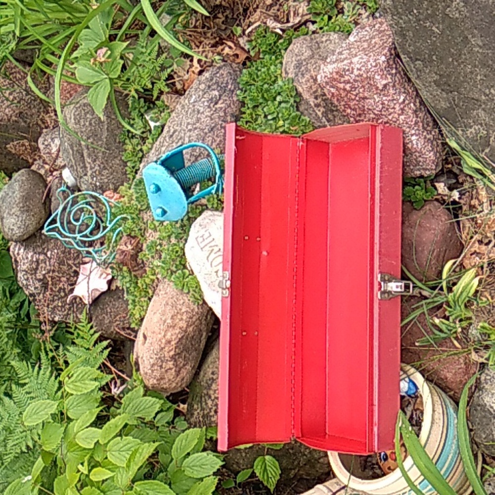 ποΈ Vintage RED PORTA-FILE π§° WOW Vintage Condition - Picture 12 of 16